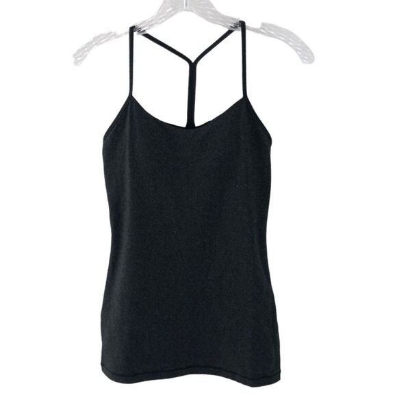Lululemon Power Pose Tank Light Support For A/B Cup Heathered Black - Picture 8 of 15